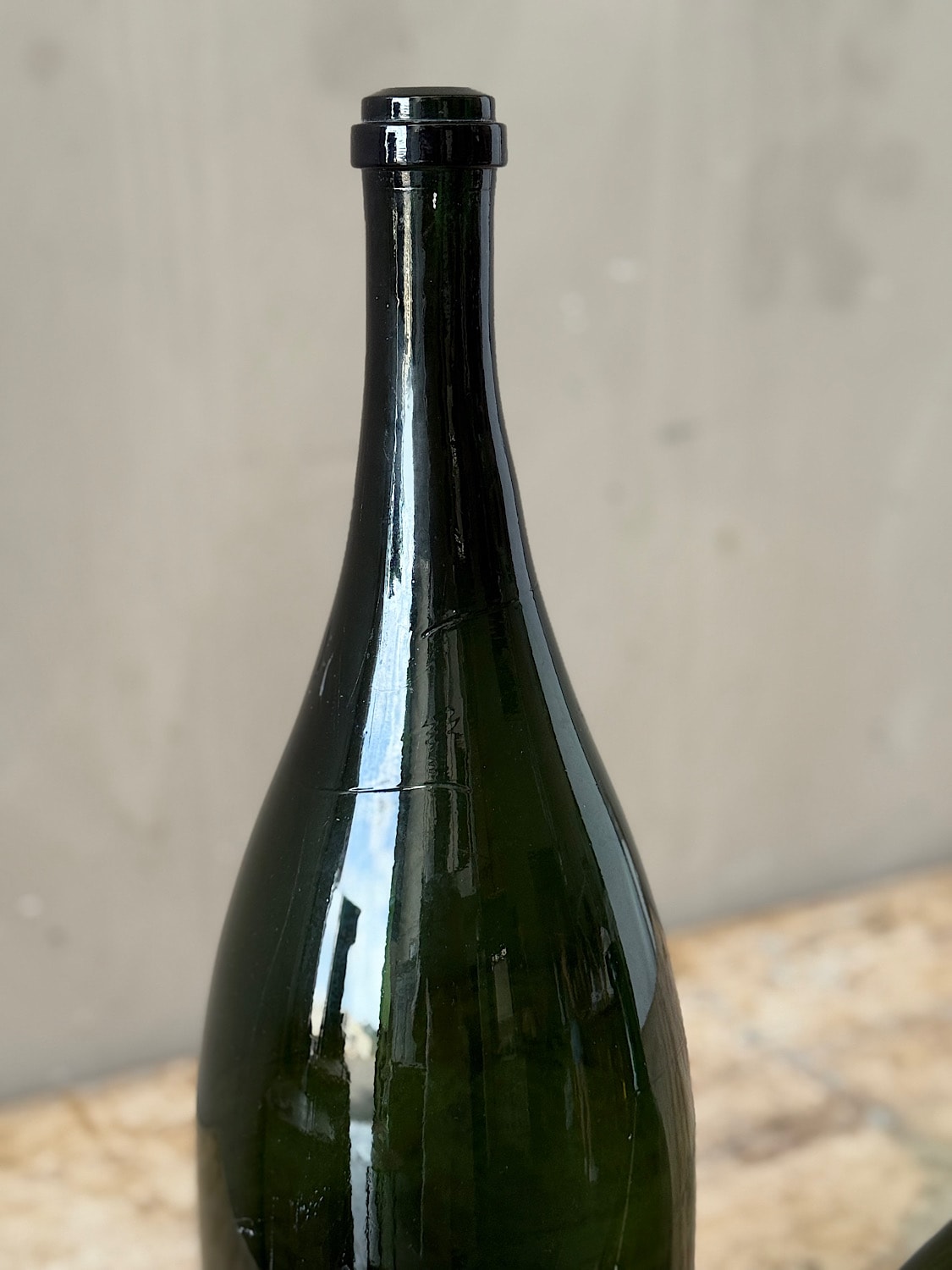 Large French Antique Wine Bottles