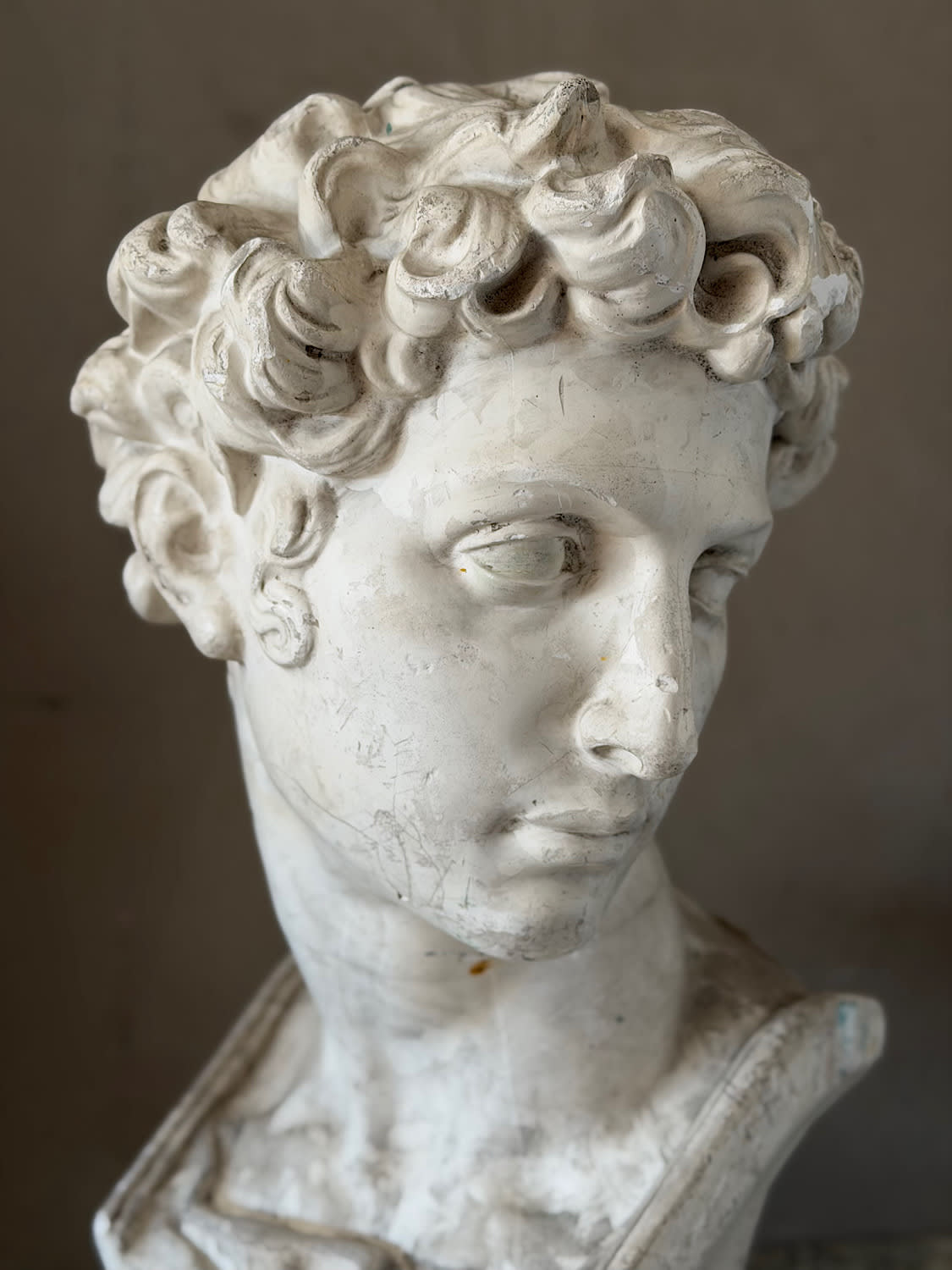 Plaster Bust of Giuliano de Medici, Michelangelo