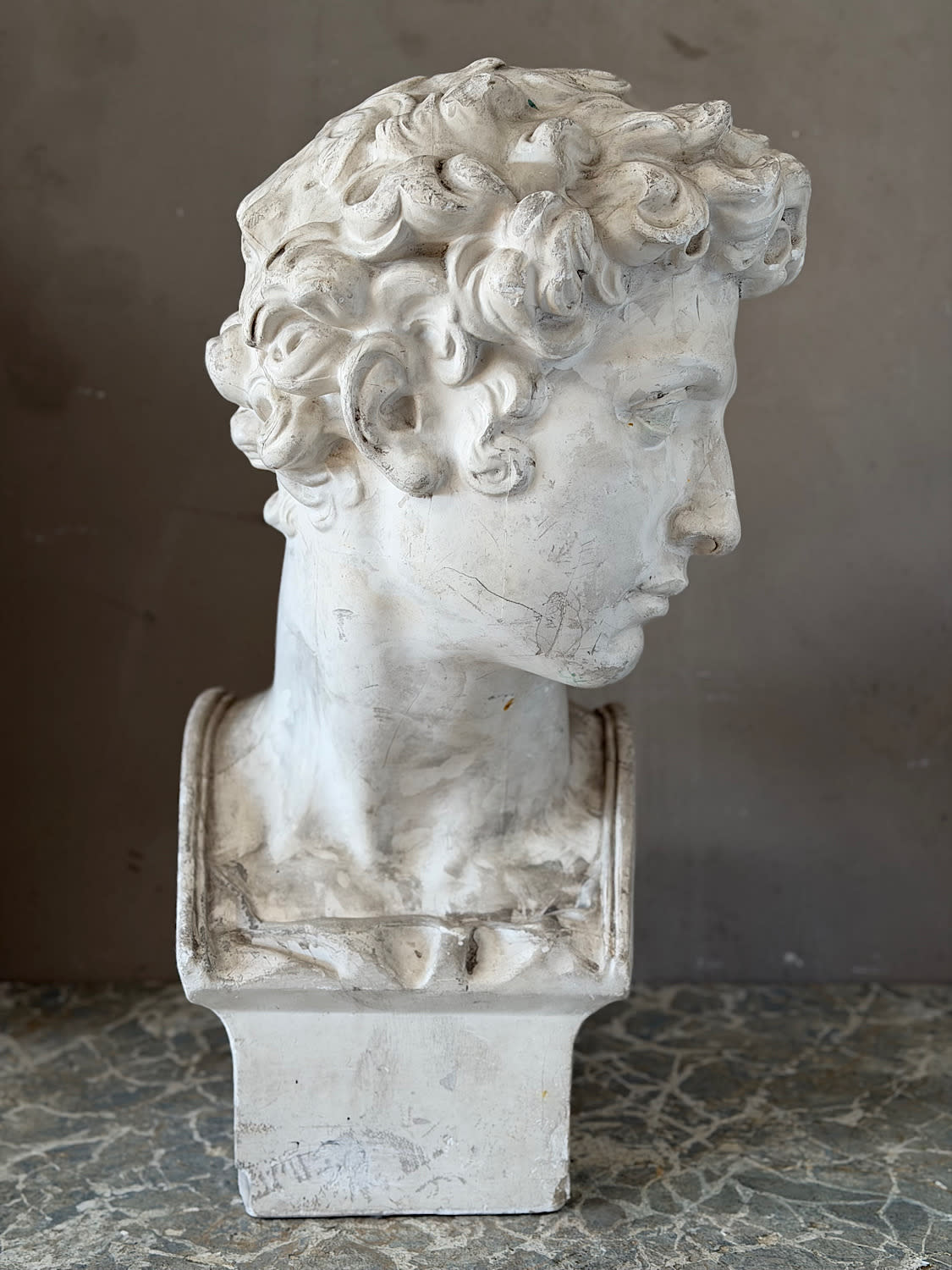 Plaster Bust of Giuliano de Medici, Michelangelo