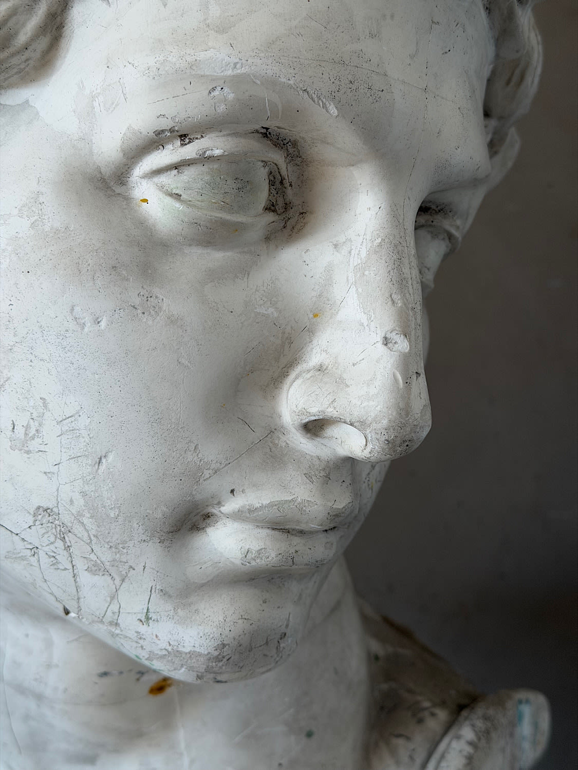 Plaster Bust of Giuliano de Medici, Michelangelo