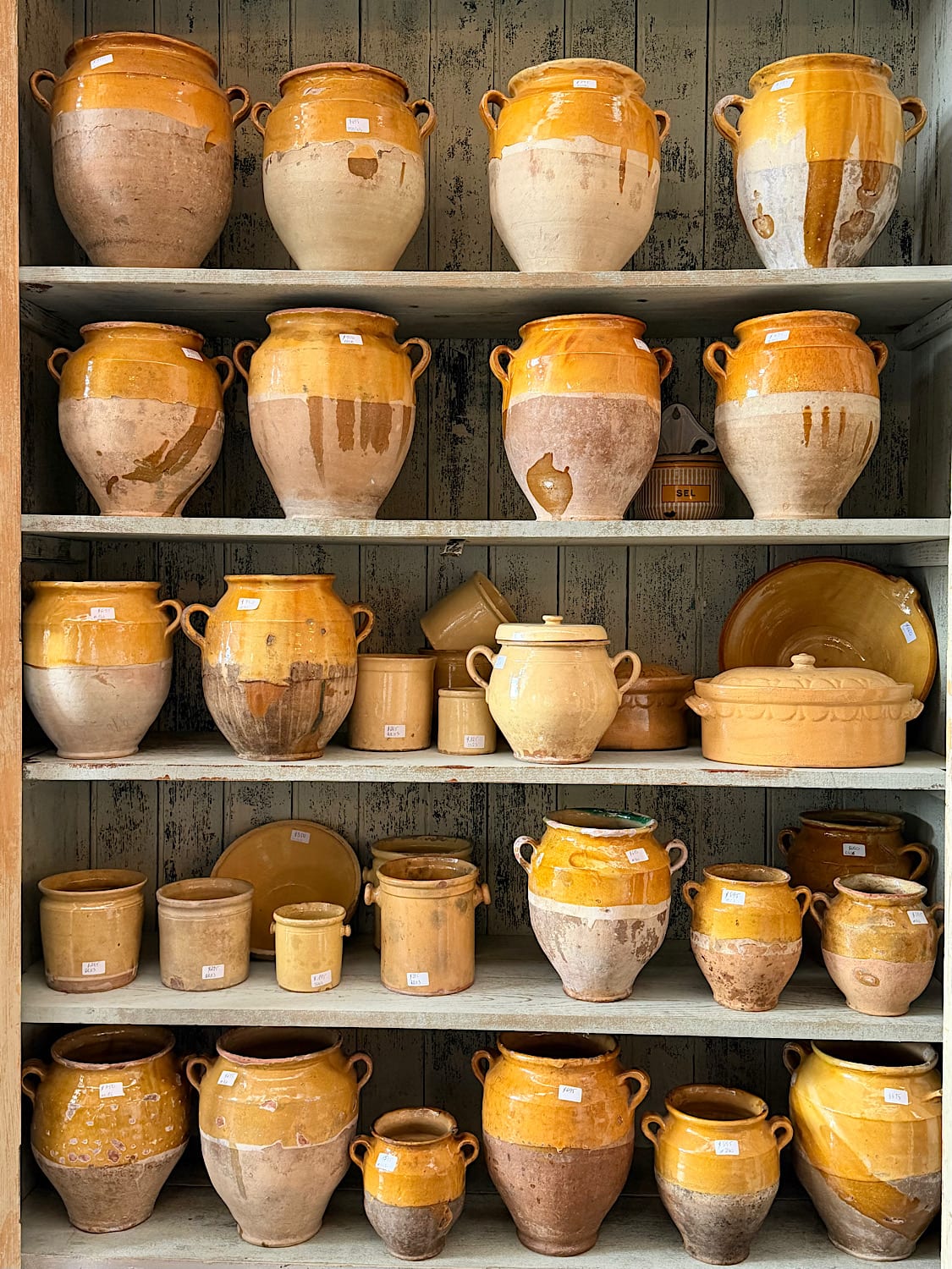 Yellow Confit Pots