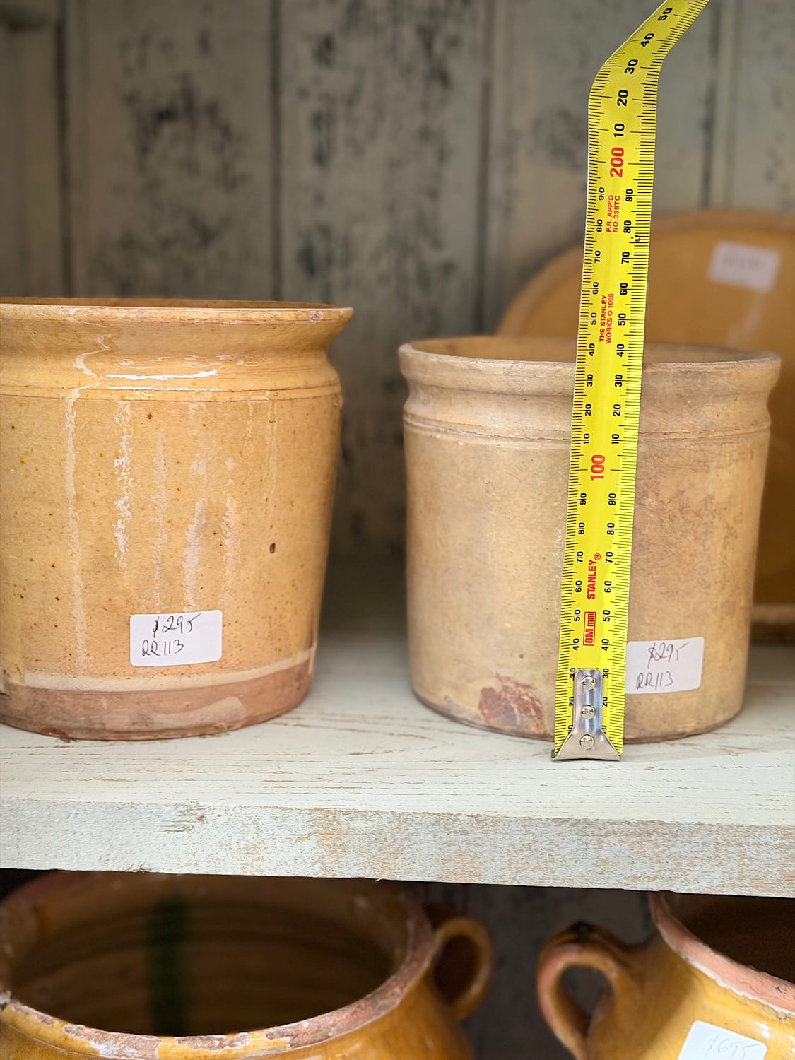 French Terracotta Preserving Pots