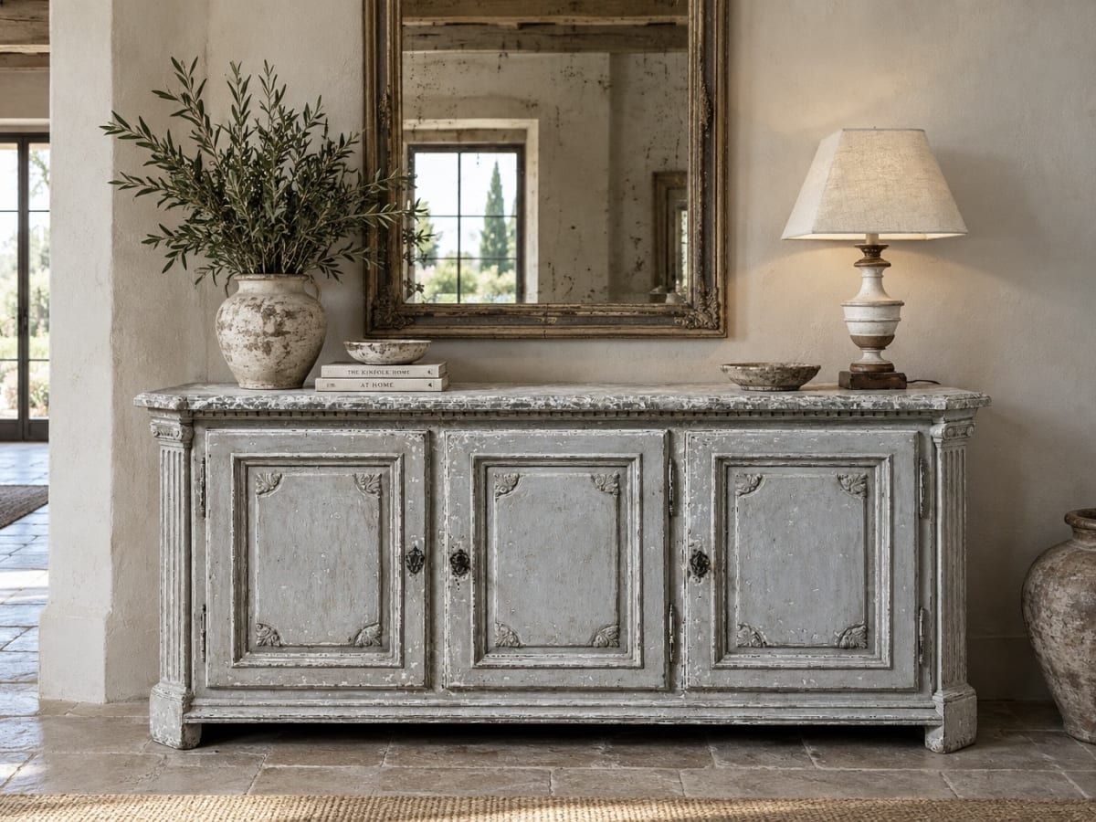 Louis XIV Painted Sideboard