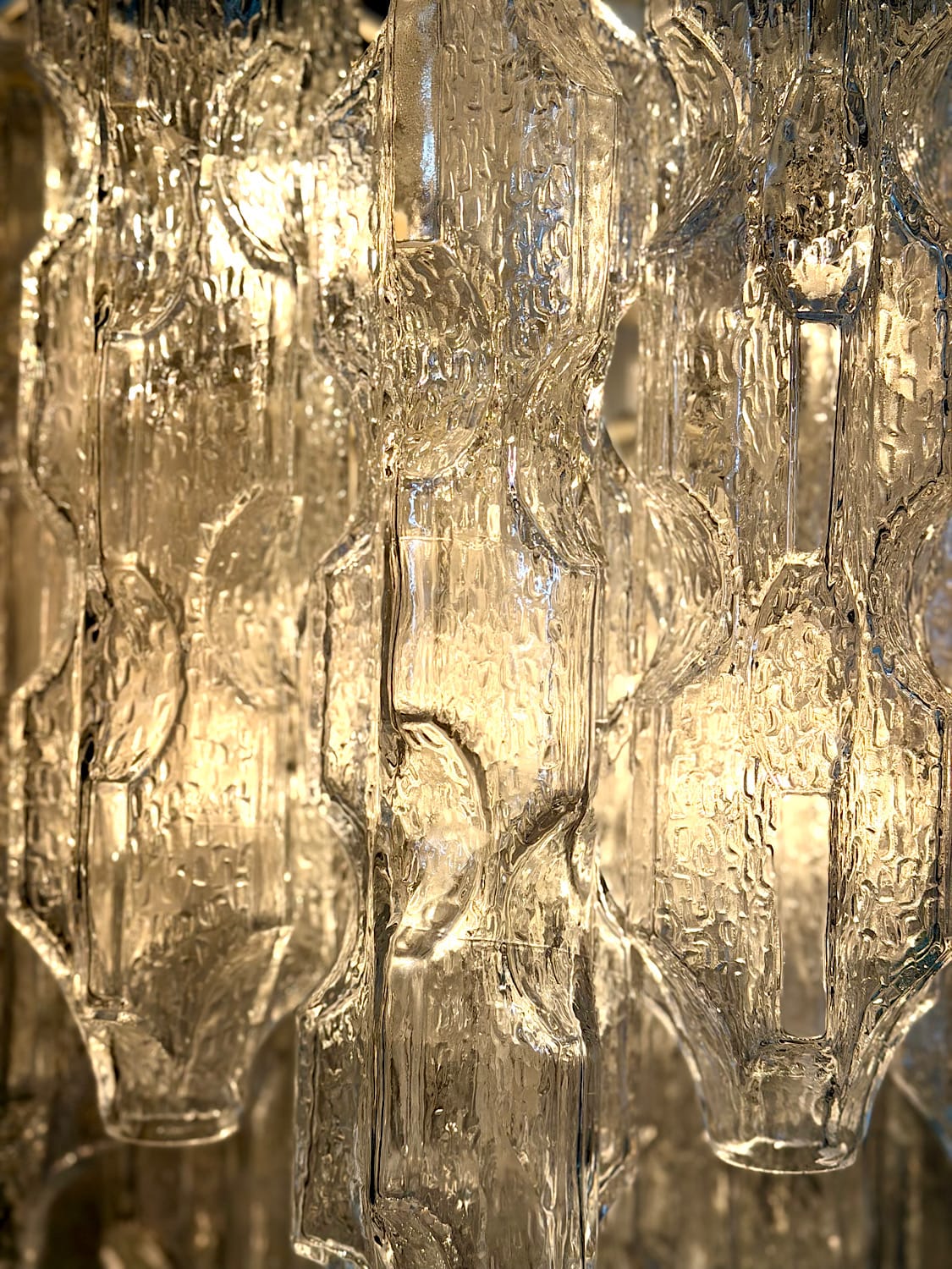 Mid-Century Murano Cascade Chandelier