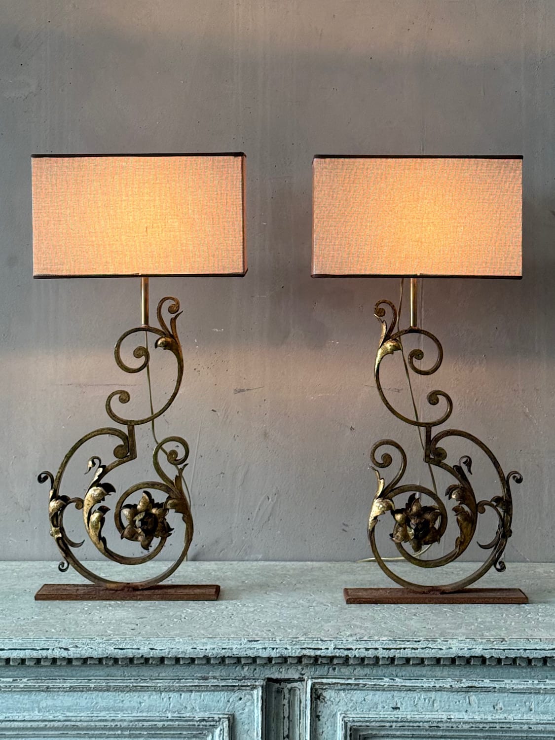 French Architectural Element Lamps