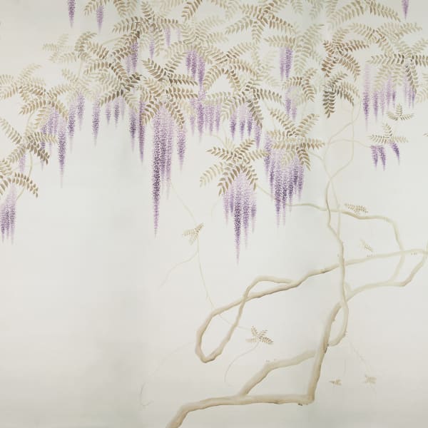De Gournay Wisteria Wallpaper