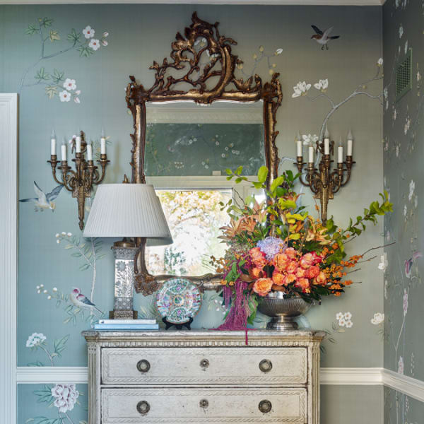 De Gournay Badminton Wallpaper