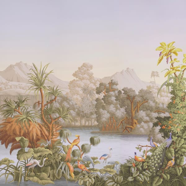 De Gournay Le Brésil Wallpaper