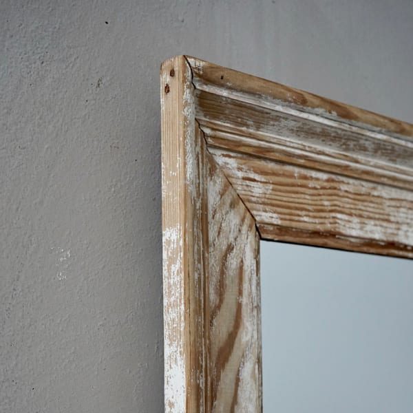 French Mirror with Distressed Patina