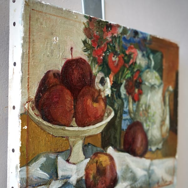 French Still-Life Oil Painting