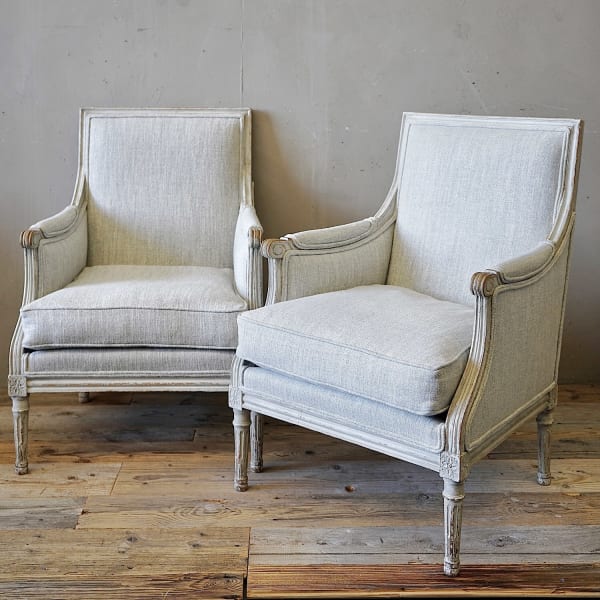 Louis XVI Painted Armchairs