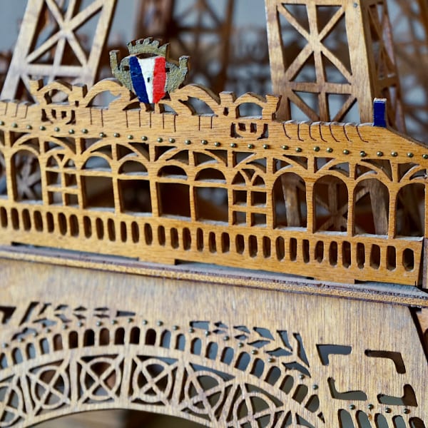Wooden Eiffel Tower Model