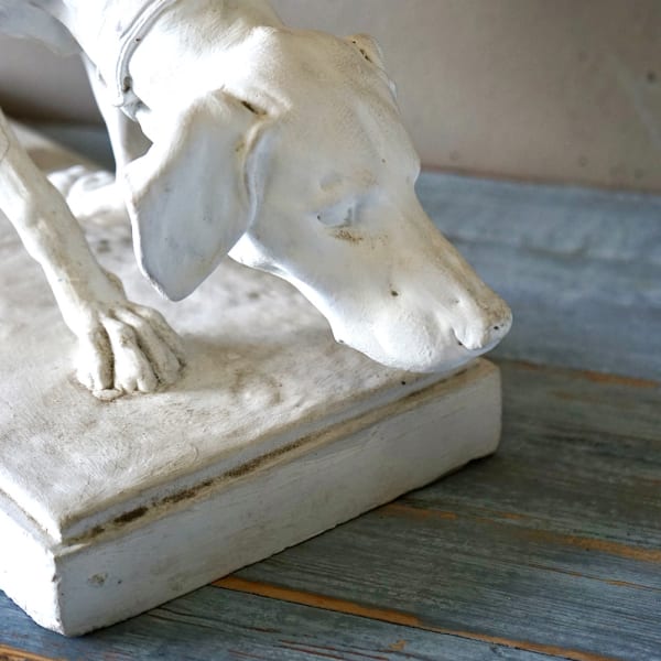 Plaster Hunting Dog by Rosa Bonheur