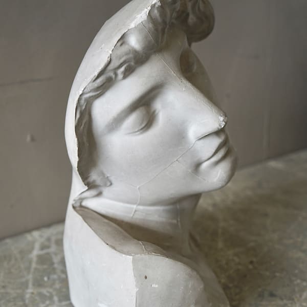 Plaster Bust after Michelangelo