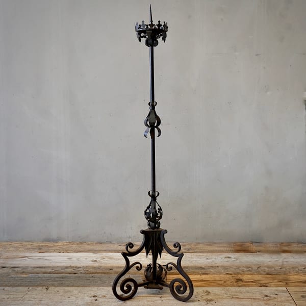 Large Italian Wrought-Iron Candlestick