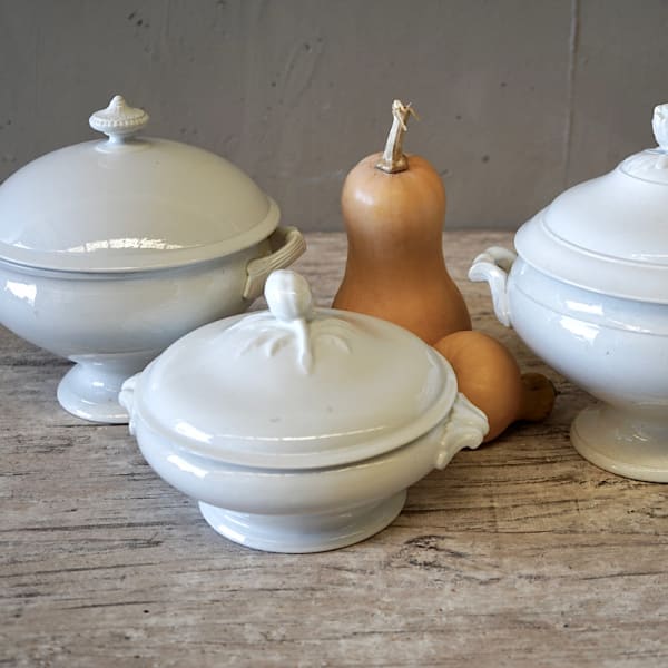 White Ceramic Tureens