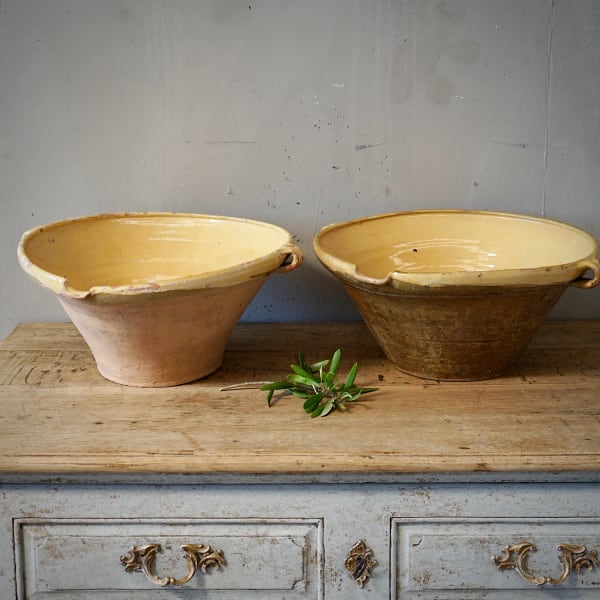 Large Terracotta 'Tian' Bowls