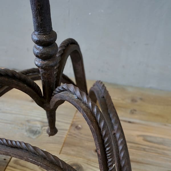 Large French Wrought-Iron Candlestick