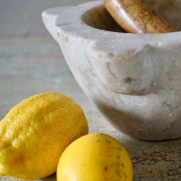 Marble Mortar & Pestle