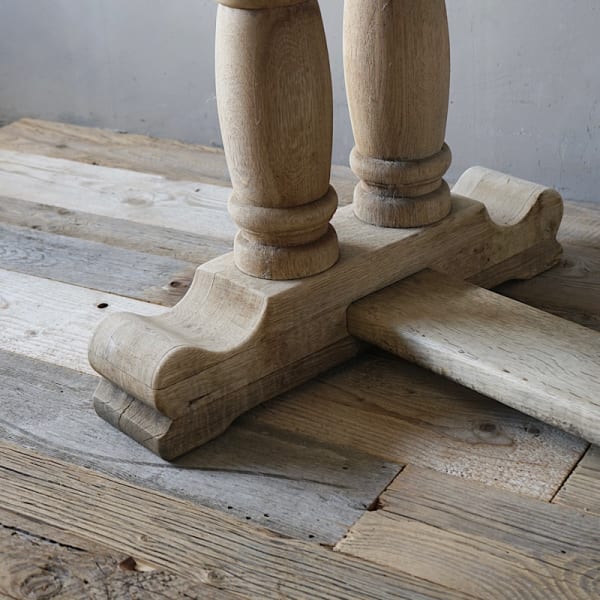 Bleached Oak Refectory Table