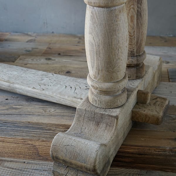 Bleached Oak Refectory Table
