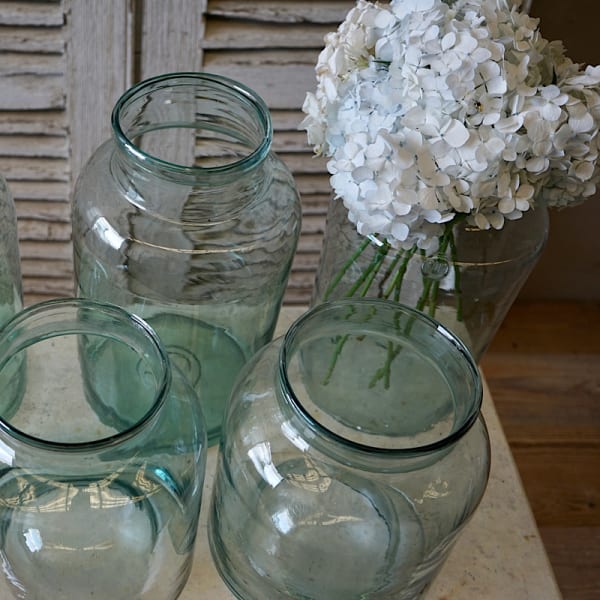 Large Vintage Glass Jars