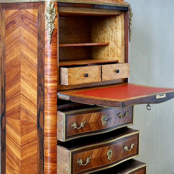 Régence Marquetry Secretaire