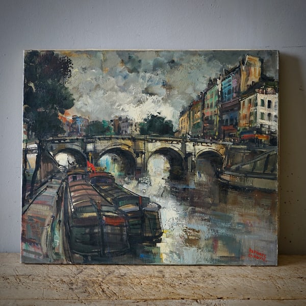 Oil Painting of Paris