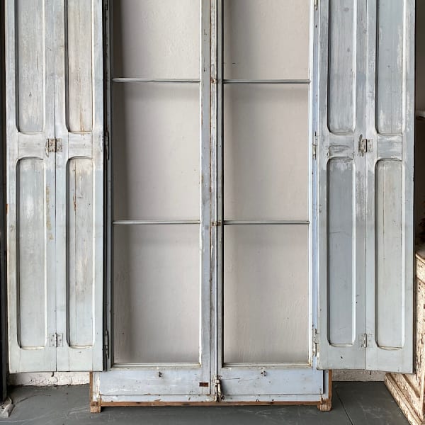 Pair of Chateau Doors with Shutters