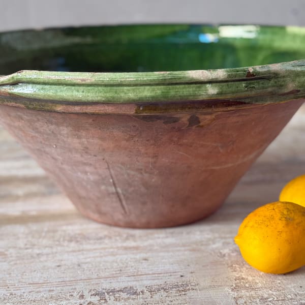 Green Terracotta 'Tian' Bowl