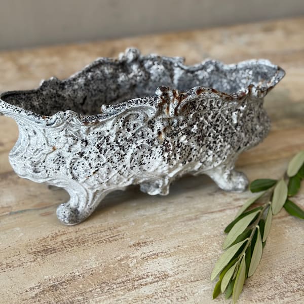 Small French Cast Iron Planter