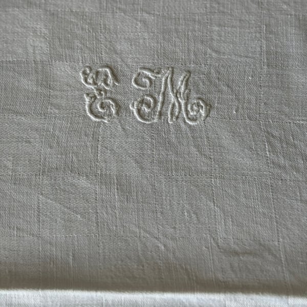 Set of French White Linen Napkins