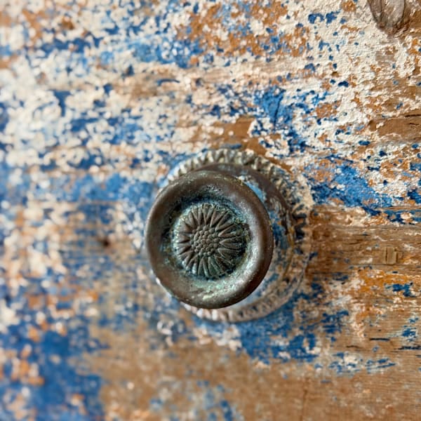 Provincial Painted Bank of Drawers