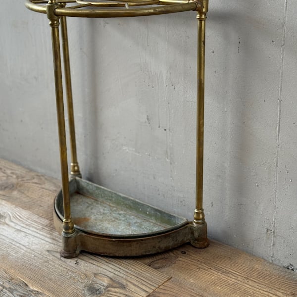 French Brass Umbrella Stand