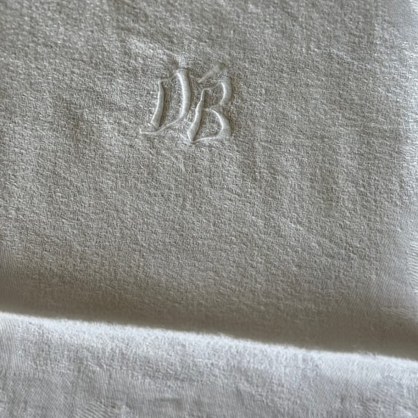 Set of French White Linen Napkins