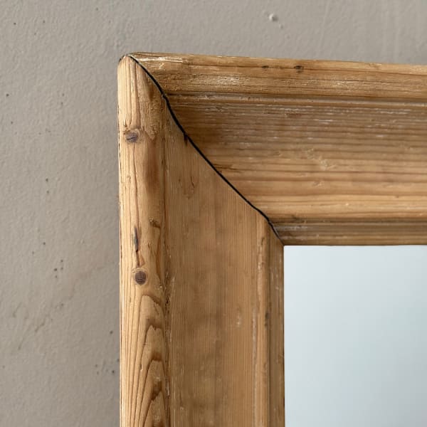 French Mirror in Weathered Pine