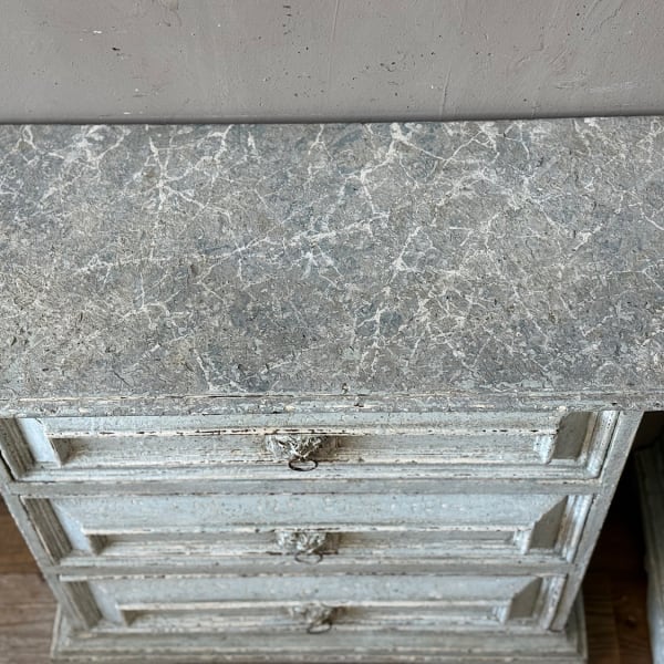 Italian Painted Bedside Cabinets