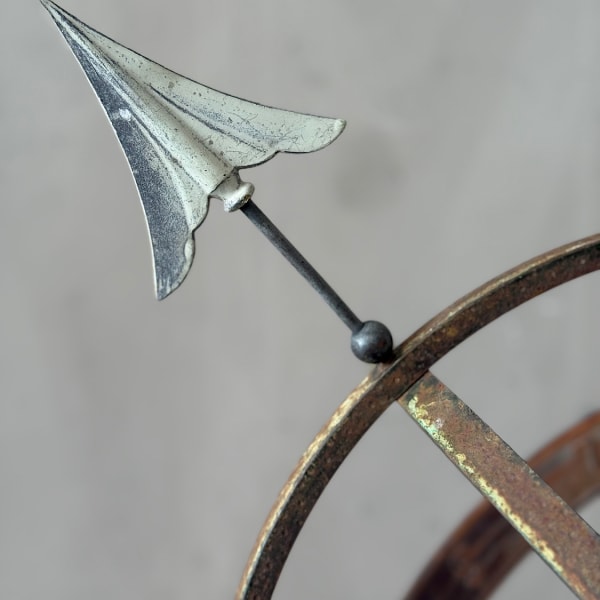 Vintage Metal Garden Sundial