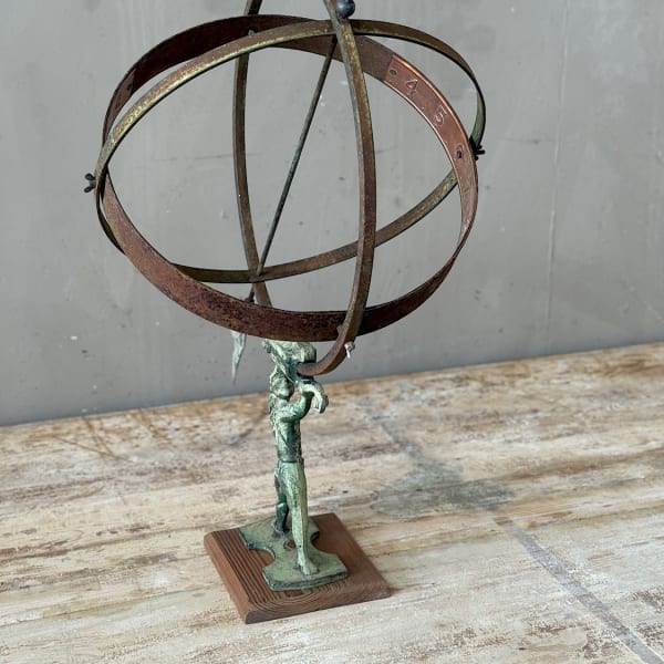 Vintage Metal Garden Sundial