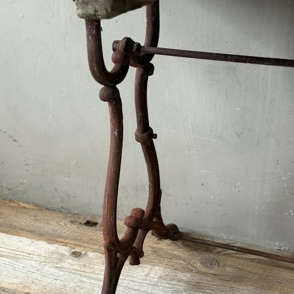 French Iron Console Table