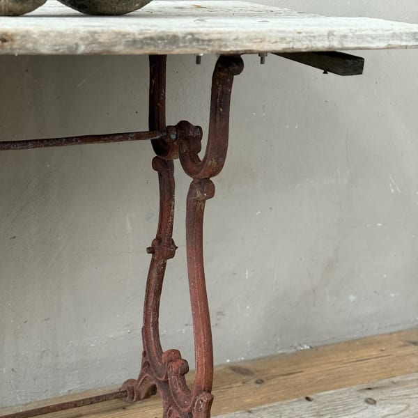 French Iron Console Table