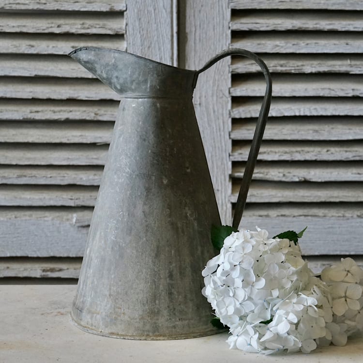 Vintage French Zinc Jug