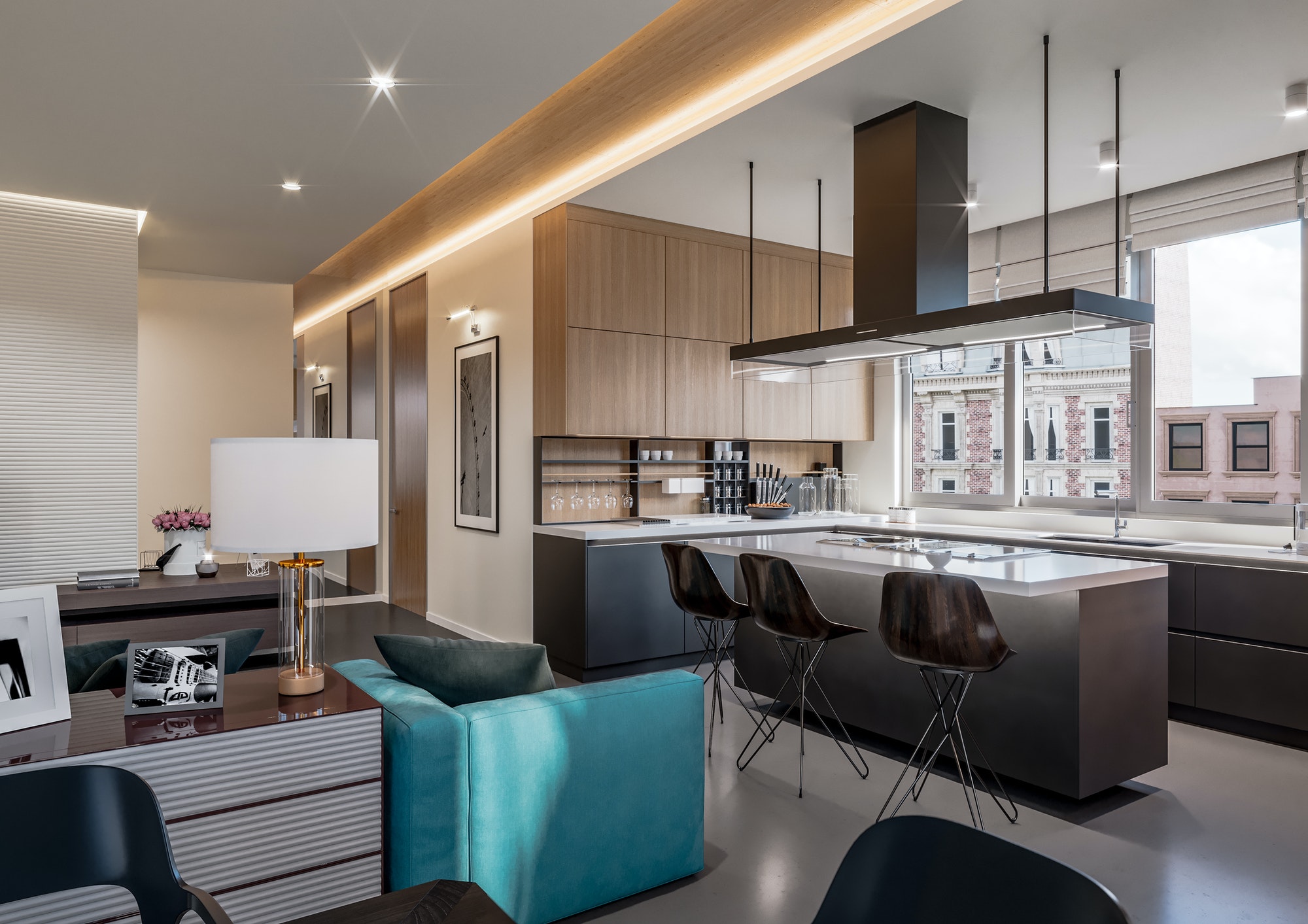 Modern property interior