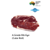 Australian Rib Eye (Cube Roll) A Grade Beef Grass Fed Steak Portion Cut (Frozen) Midfield Brand