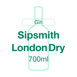 London Dry Gin Sipsmith brand