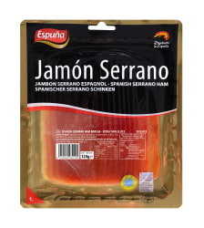 Jamon Serrano (Ham) extra thin sliced Espuna Brand