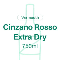 Vermouth Cinzano Rosso Extra Dry