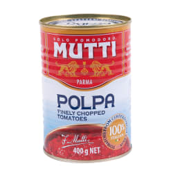 Polpa Finely Chopped Tomatoes Mutti Brand