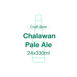 คราฟท์เบียร์ขวด Chalawan Pale Ale ตราฟูลมูน (ยกลัง)