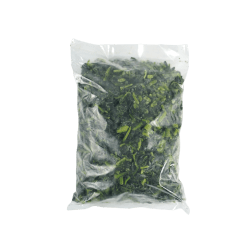 Frozen spinach cut